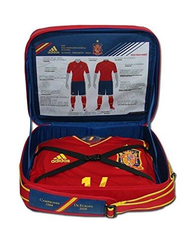 adidas - ESPAÑA 1ª Camiseta Techfit EDICION Especial PUYOL 5 EURO12 Hombre Color: Rojo Talla: L