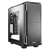 be quiet! Silent Base 600 Escritorio Negro, Plata - Caja de ordenador (Escritorio, PC, ABS sintéticos, Acero, Policarbonato, Negro, Plata, ATX,Micro ATX,Mini-ITX, 16,7 cm)