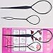Produktbild Hinter Haarzopf für Pferdeschwanz, Styling-Maker Topsy Tail Tool 2 Stück