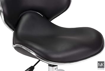 MAYAKOBA SET OF 2 Nail Salon Pedicure Stool UMI Pedicure Chair Short Adjustable Comfort Pneumatic Pump Salon Furniture & Equipment BLACK