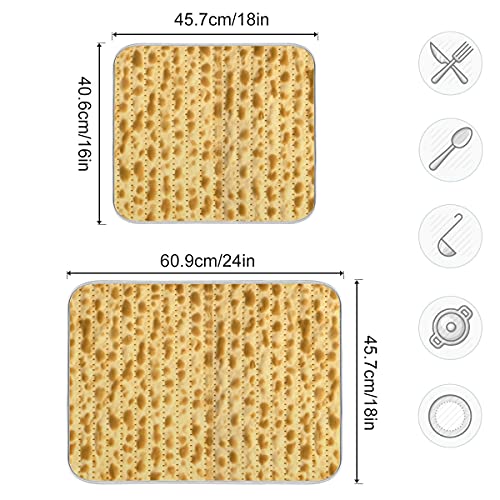 Vvfelixl G64470858P523C558S1114 Dish Drying Mat Matzo Bread Dish Mat Microfiber Drying Mat thumb #2
