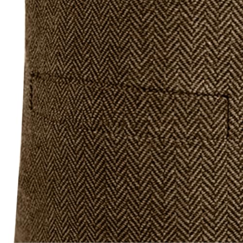 Men's Dress Vest Formal Wedding Prom Classic Slim Fit Suit Vests Single-Breasted Lapel Waistcoat with Pockets3