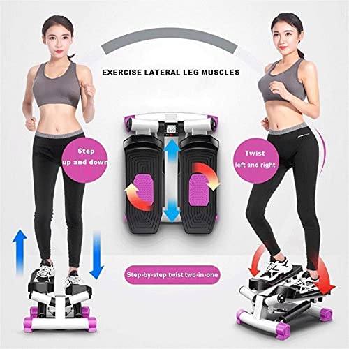 Image of Mini-Stepper Swing Stepper Twist Stepper Step Machine with LCD Monitor Free Installation Silent Hydraulic Pedal Machine Home