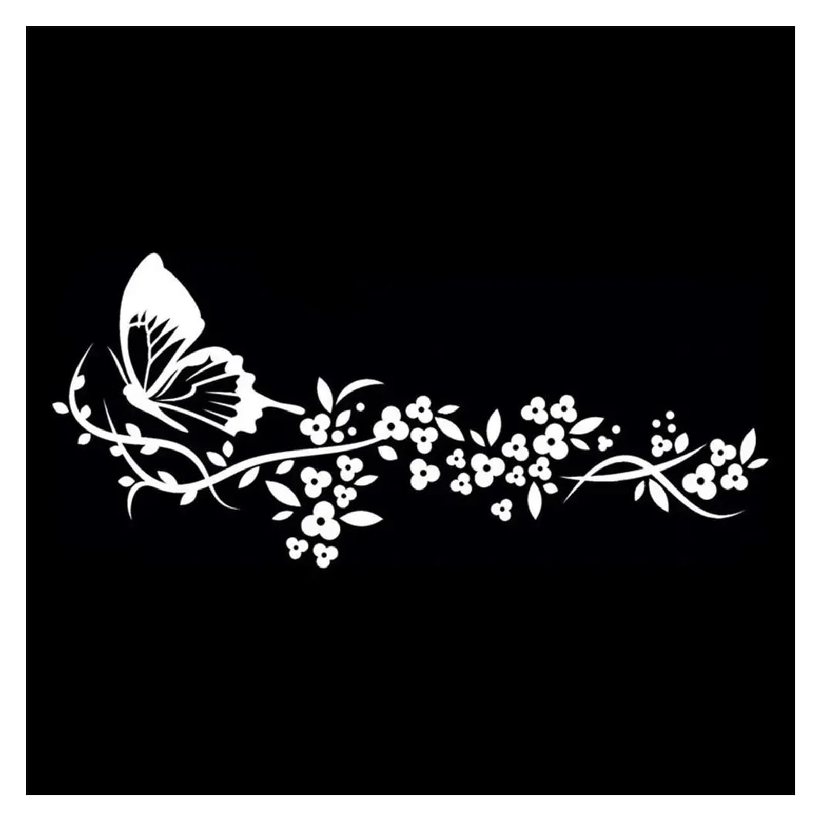 Décalcomanie de décoration mignon en PVC : sticker papillon 40cm résistant à l'eau