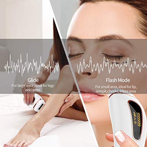 IPL Hair Removal, 999,999 Flashes Painless Hair Remover Device for Whole Body Professional Hair Remover Device At-Home for Female