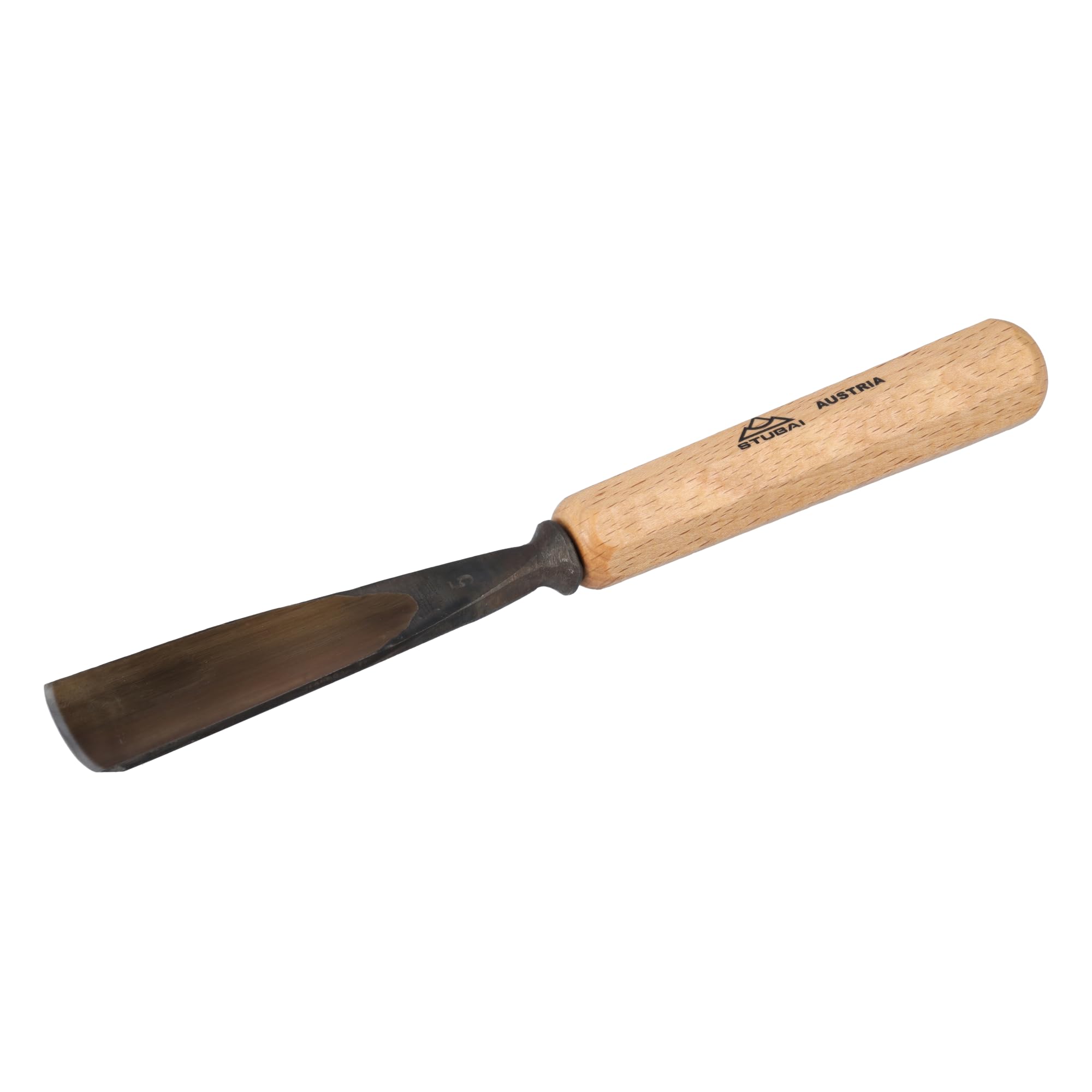 Cincel para madera Stubai 520530 de 30 mm forjado con acero de alta durabilidad
