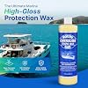 Woody Wax Carnauba Creme Wax, Professional High-Gloss Marine, RV & Aviation Wax, UV Protection for Paint & Clear Coat, Detergent Resistant Polymers, Covers Light Scratches and Removes Oxidation, 16 oz