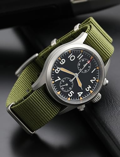 Image of TACTICAL FROG Nylon Watch Band 18mm 19 mm 20mm 22 mm 24 mm, Waterproof Military Watch Straps Replacement for Men Women, With Stainless Steel Buckle