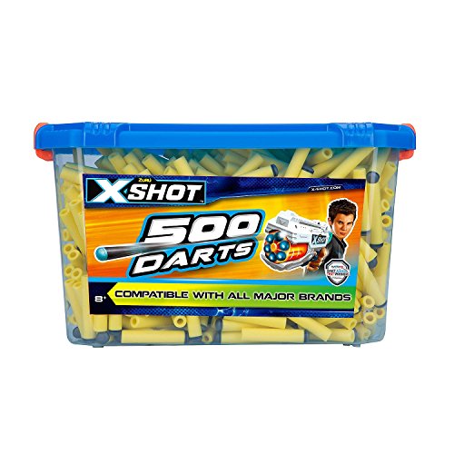 X-Shot: 500-Count Foam Tip Bucket of Darts X-Shot: 500-Count Foam Tip Bucket of Darts