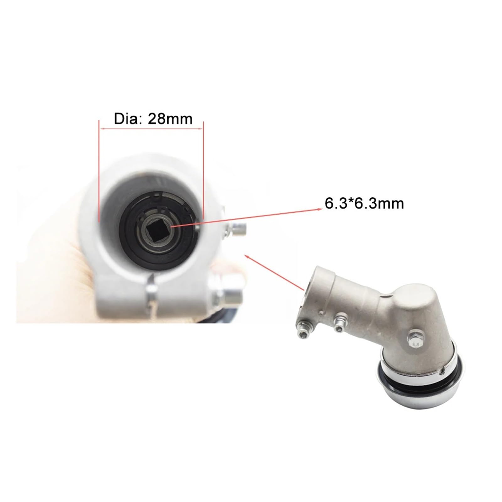 Cabezal de engranaje apto for desbrozadora Hus 143RII 236R 243R 243RJ 253R 253RJ 543RS 553RS