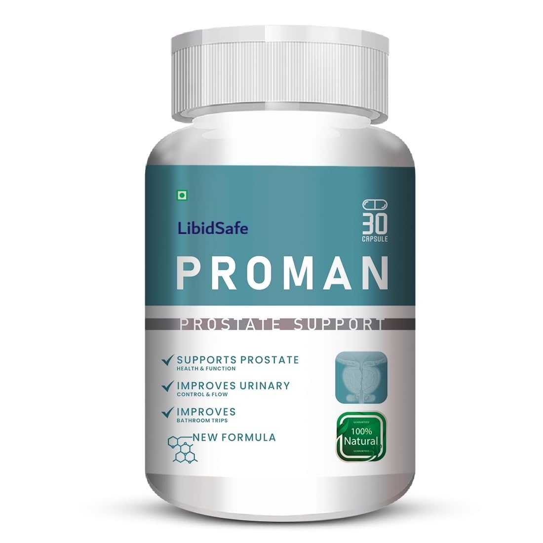 Proman Capsule for Prostate Health | Herbal Prostate Care for Men | Supports Urine Flow, Bladder Wellness & Hormonal Balance | Proman Medicine for Men Age 40+ | Ayurvedic Prostate Support Supplement.