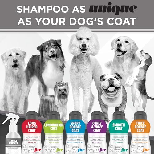 TropiClean Perfect FurDetangler Spray for Dogs - Made in USA - Detangling & Dematting Formula - Removes Mats & Knots for Gentle, Easy Brushing - Naturally Derived, 8oz - Thumbnail 6