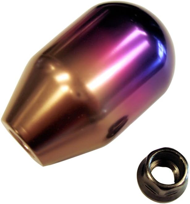 VMS RACING 10x1.25mm Thread 5 Speed Type-R Shift Knob in Blue Titanium Burn Billet Aluminum for Nissan Altima Maxima Sentra Primera 200SX SER 240SX S13 S14 S15 300ZX NX1600 NX2000 Nismo JDM