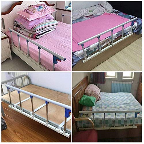 Barandilla de cama para ancianos con sistema plegable de asistencia para hospital 6