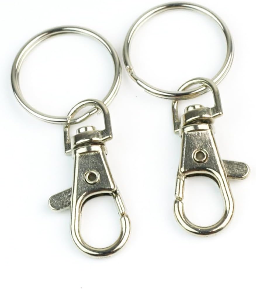 12pcs Heavy Duty Swivel Snap Hooks 38x17mm Metal Buckle Keychain Dog Leash Craft DIY
