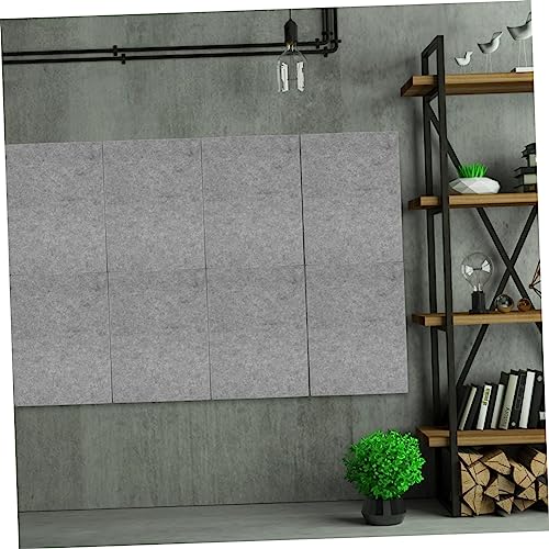 HEMOTON 12pcs Paneles Acústicos para Pared Aislamiento de Ruido Materiales de Aislamiento Acústico Almohadilla de Poliéster para Oficina en Casa miniatura 5