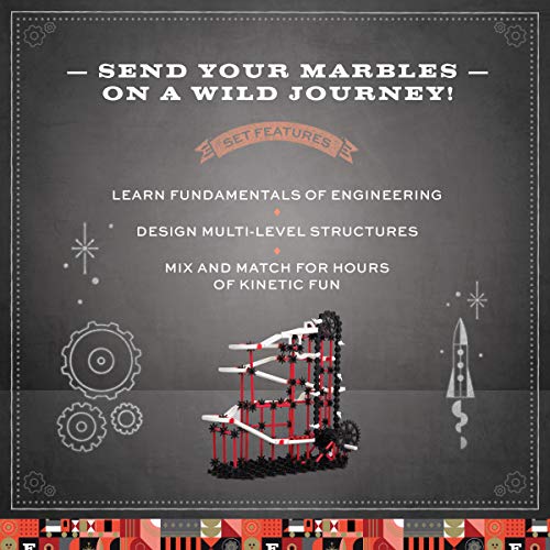 FAO Schwarz 321-Piece Marble Run Construction and Building Kit for Kids