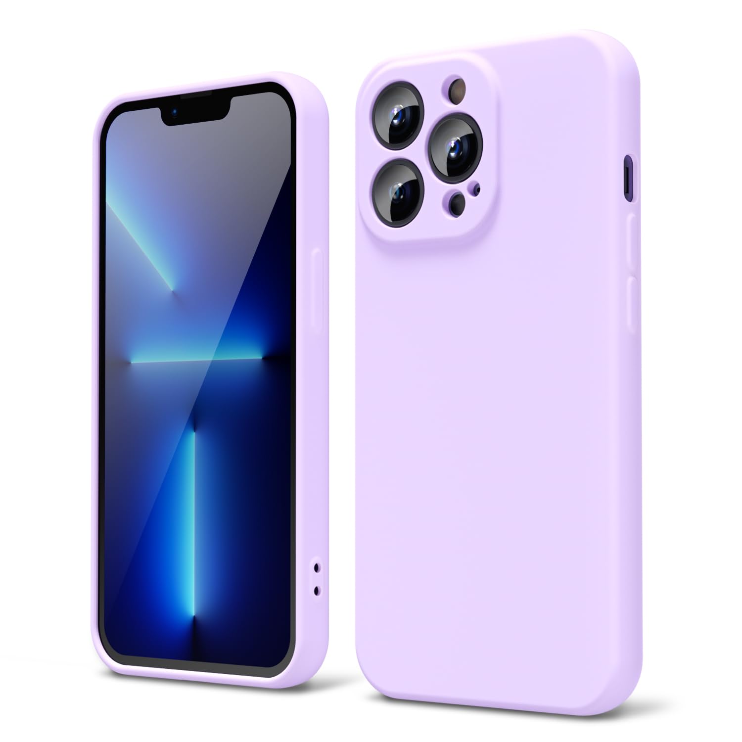 oakxco for iPhone 16 Pro Max Case Liquid Silicone, Soft Rubber Gel Elegant Aesthetic Basic Simple Cover, Cute Thin Slim TPU Matte Solid Color Plain Smooth Case for Women Girl, Light Pink — view 661