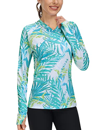 Womens Upf 50+ Uv Sun Protection Shirts - Spf Long Sleeve Hoodie Swimming Shirts For Outdoor Rash Guard Hiking #TOP8