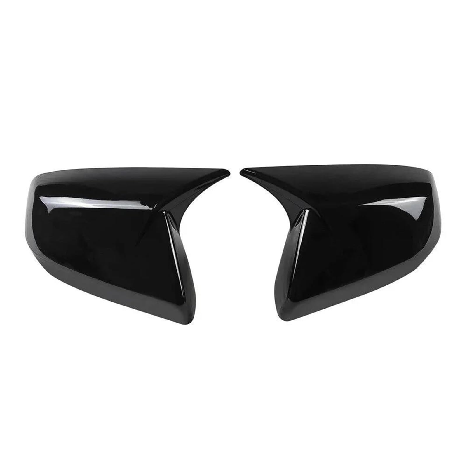 Car Rearview Side Mirror Cover Wing Cap Exterior Door Housing Shell Trim Sticker for Cadillac CT4 ATS 2013-2023(Gloss Black)