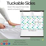 Hygge Sheets Podkładki do nauki korzystania z nocnika, 100% wodoodporne, prześcieradła do podwójnych łóżek, antypoślizgowe, łatwe do wymiany w nocy, zawiera bezpłatny e-book dla dzieci, marka