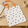 Home-Kitchen-Pets Reusable Canvas Tote Bag – Washable, Durable Shopping Bag for Groceries, Travel & Everyday Use – Large Capacity Lightweight Tote (Bumble Bees) #1