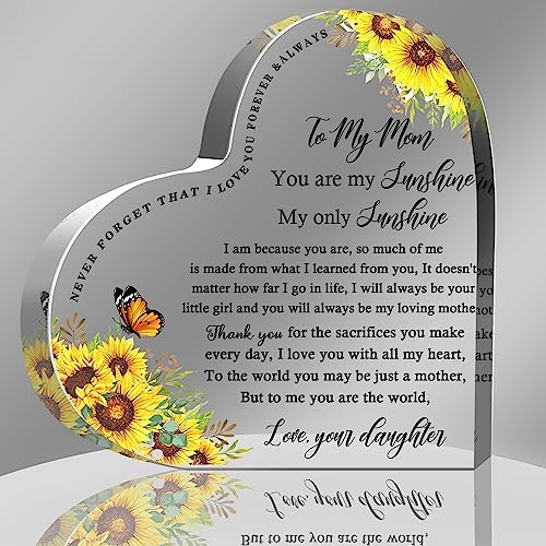 To My Mom Gifts from Daughter Son, Thank You Gifts for Mom