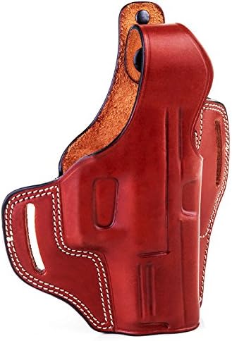 "The TB Casual" - KIRO Holsters Brown Right Hand Thumb Break Leather Holster for Beretta PX4 Storm .40 S&W