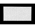 Armstrong Acoustical Ceiling Tile, 24" Width, 48" Length, 3/4" Thickness, Mineral Fiber - 2767D
