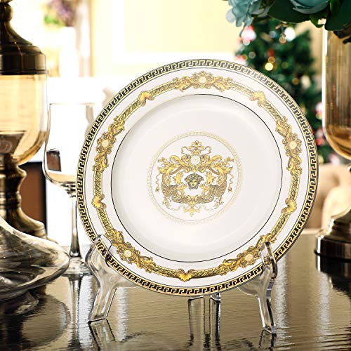 2 Pieces, 9.8 Inches Clear Acrylic Easels Display Stands/Plate Stands For Display Photos Holder Picture Frames Or Other Items At Weddings, Birthdays, Home Decoration, Tables #TOP3