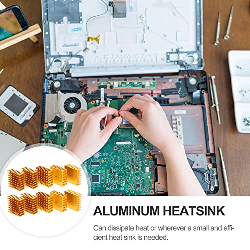 O Dissipador Quadrado Do Quadrado de Alumínio Do Dissipador de Calor: 10 Pcs 28X28x11mm Que Refriger