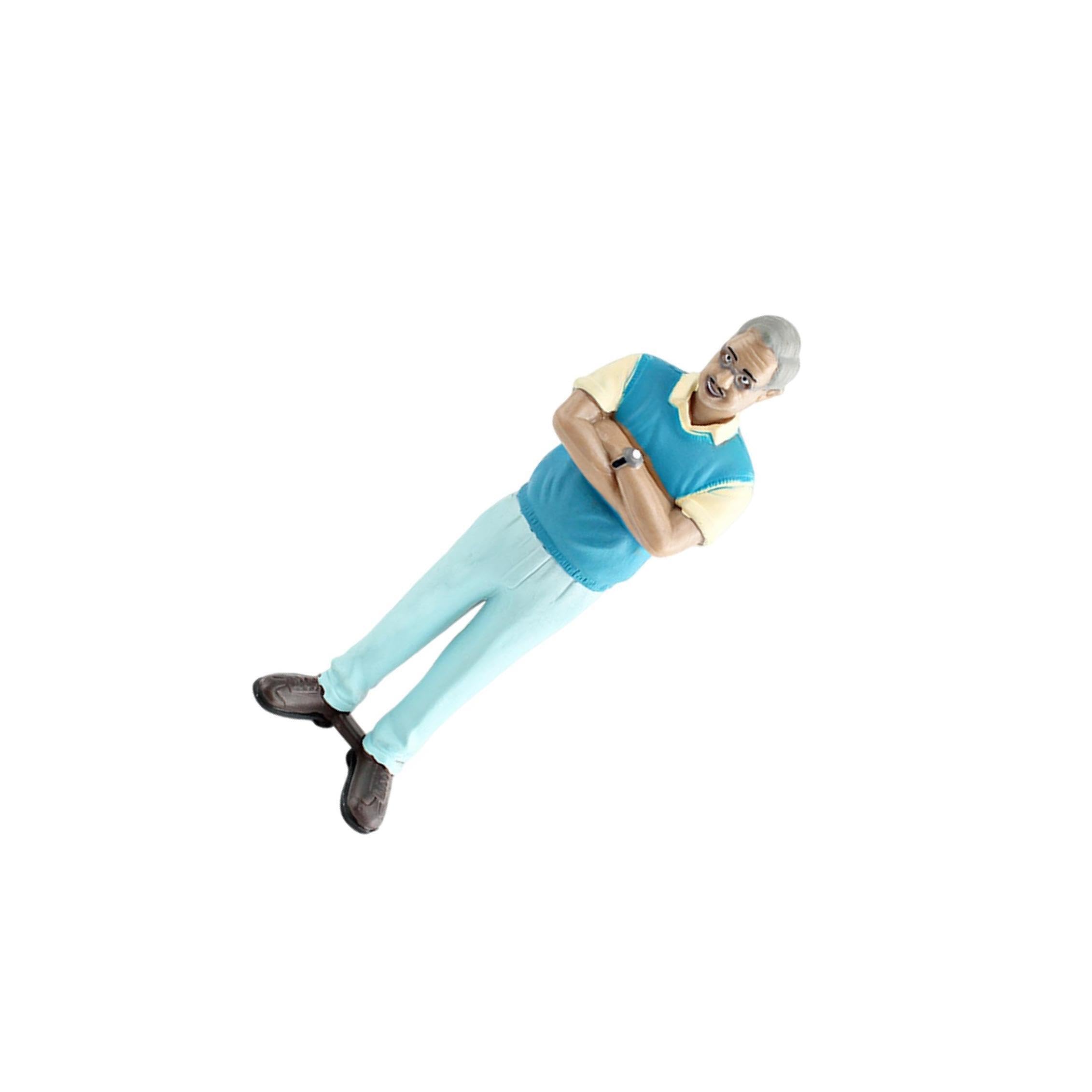 QUXVUIS Sand Table Model Trains Architectural Layout Miniature People Figurine Character Diorama Figures Handpainted Tiny Details Miniature People Figurine