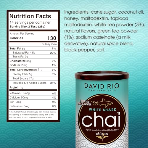 David Rio Chai White Shark aus San Francisco, Pappwickeldose (1 x 398 g)