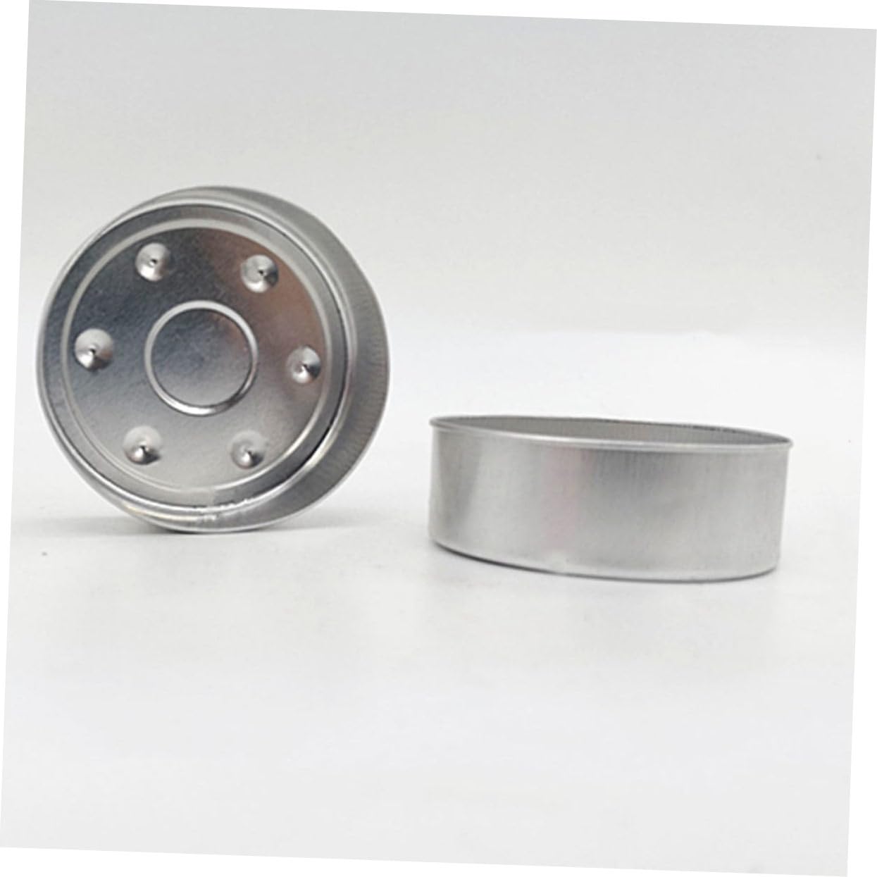 Cabilock 50pcs Candle Base Candlesticks Holder Candlestick Rack Modern Candlestick Desktop Ornament Candlestick Decor Candlestick Holder Aluminium Candlesticks Household Candlestick