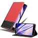 Produktbild Cadorabo Hülle kompatibel mit Samsung Galaxy S7 Edge in ROT SCHWARZ - Schutzhülle mit Magnetverschluss, Standfunktion und Kartenfach