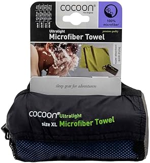 Cocoon Ultralight - Leichtes Mikrofaser Handtuch, Erwachsene (Unisex), Fjord Blue, XL