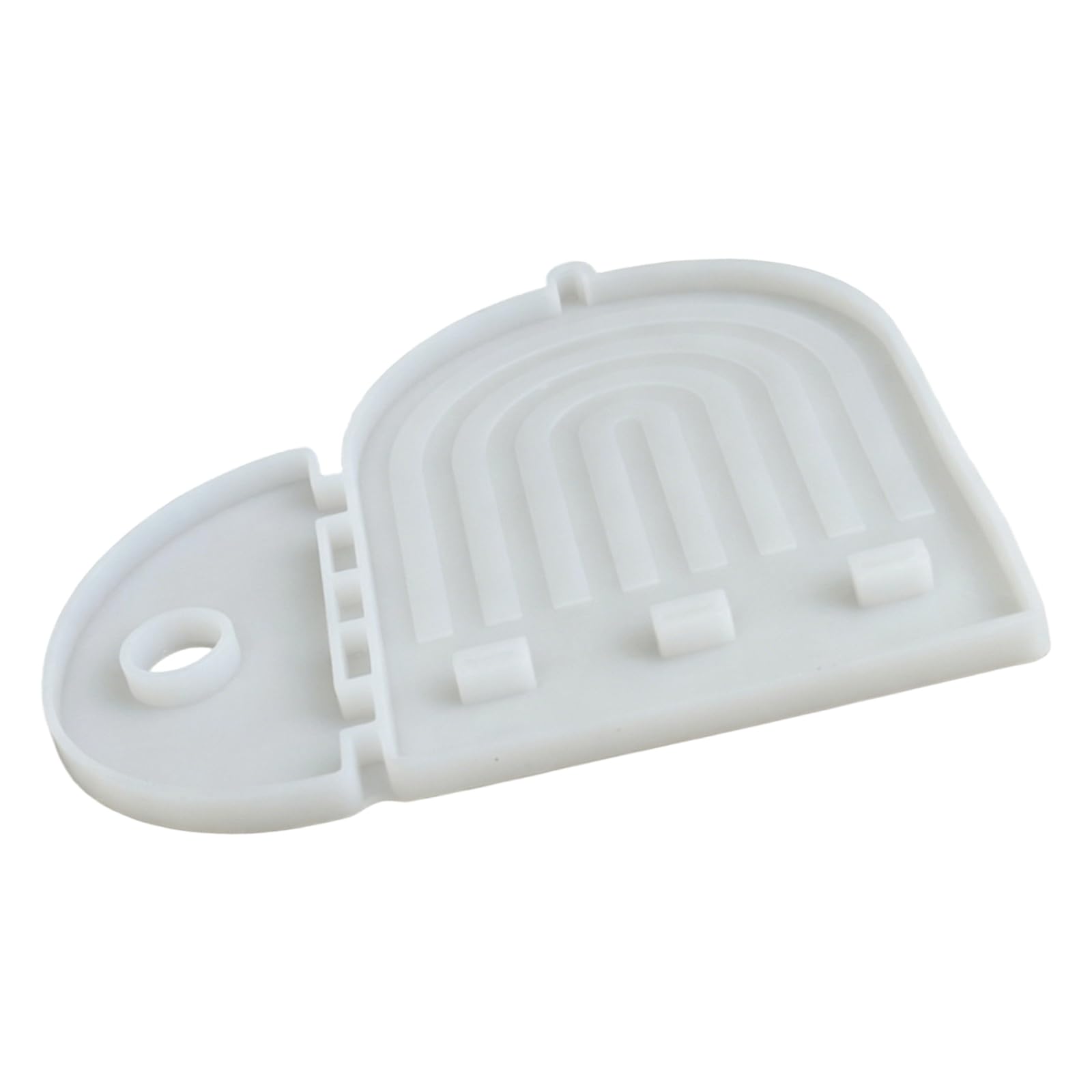 Msioytog Hydroponic Planter Stand Molds Wall Storage Shelf Resin Silicone Molds Plasters Ornament Diys Home Decors Arched Epoxy Resin Casting