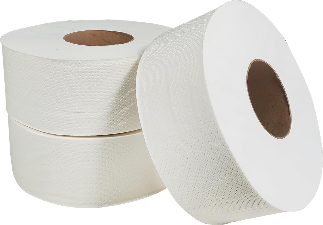 Everest Jumbo Toilet Paper, 8 Count, 2Ply, JRT, Made in Canada : Amazon ...