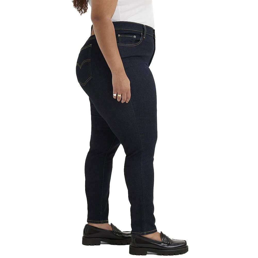 Levi's Plus Size 721 High Rise Skinny Jeans Femme Blue Wave Rinse 14 M