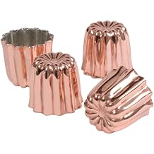 Patisse 43003 Copper Fluted 45 mm Set of 4