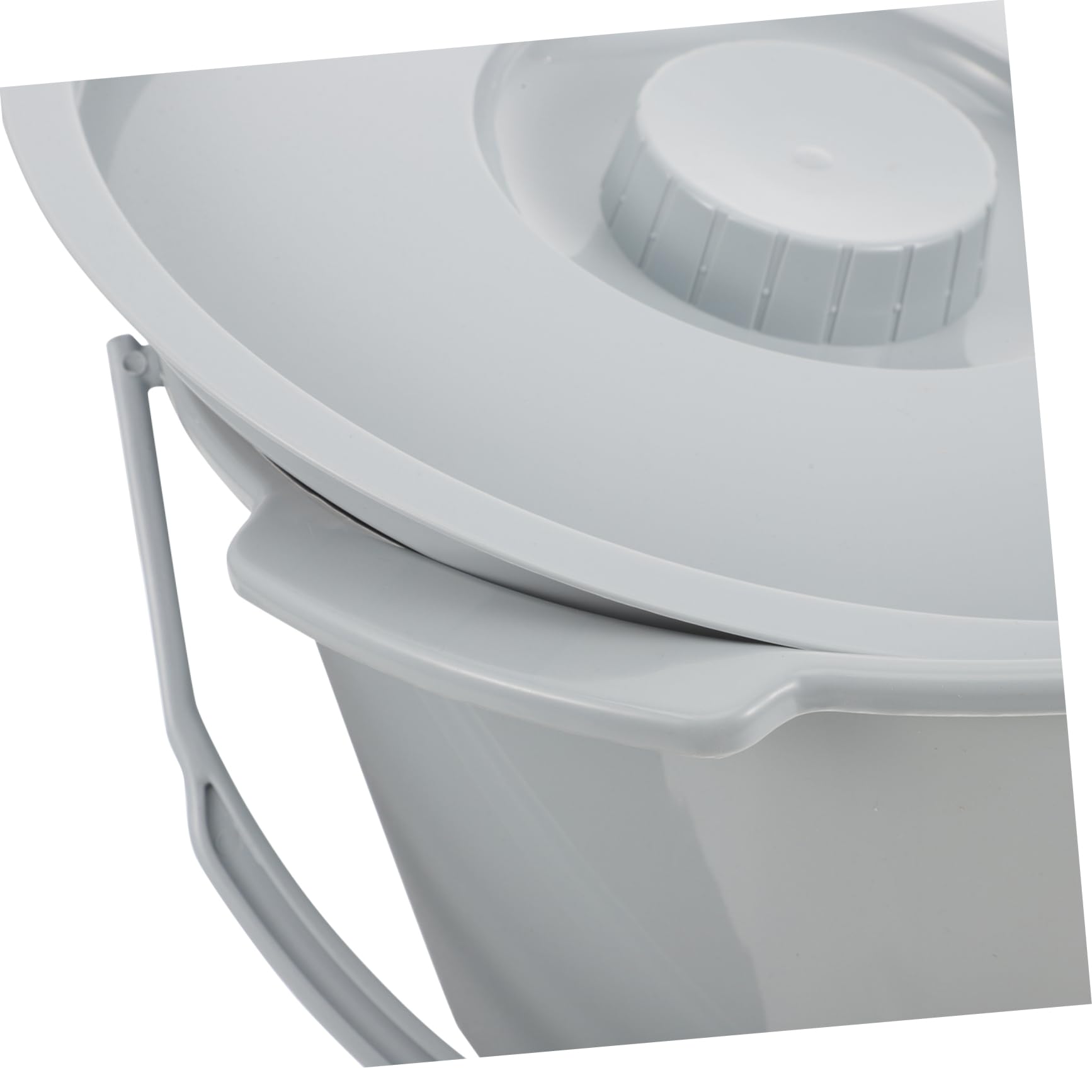 Healeved Pot De Chambre Adulte avec Couvercle Et Poignée Urinoir Portable De Nuit en Plastique Compact pour Personnes Âgées Et Aide À La Mobilité