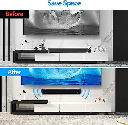 Soporte stand bracket para Sonos Beam con pasacables posterior negro 4