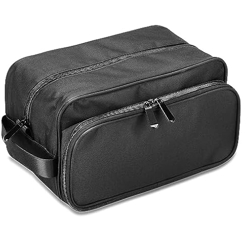 Lucky Rain Travel Toiletry Kits Essentials Bag TSA Approved Water repellent Shaving Dopp Kit Bags (2nd Style) Cover