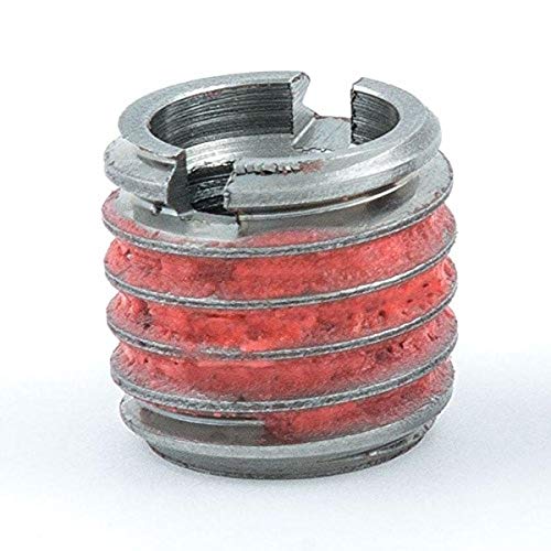 Image of E-Z LOK Threaded Insert for Metal - 303 Stainless Steel, 7 /16-14 Internal, 5 /8-11 External, 0.656 inch Length - Pack of 10 (50 Count Total)