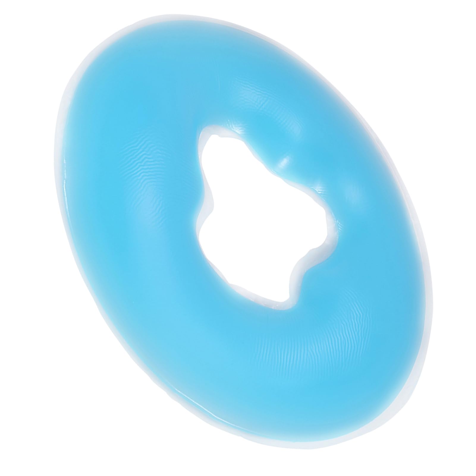 Almohada de Masaje Facial de Silicona con Gel Suave - Cojín Ergonómico para Mesas de SPA, Belleza y Oficina - Almohadilla Facial para Terapias de Relajación y Cuidado de la Piel (Color Azul)
