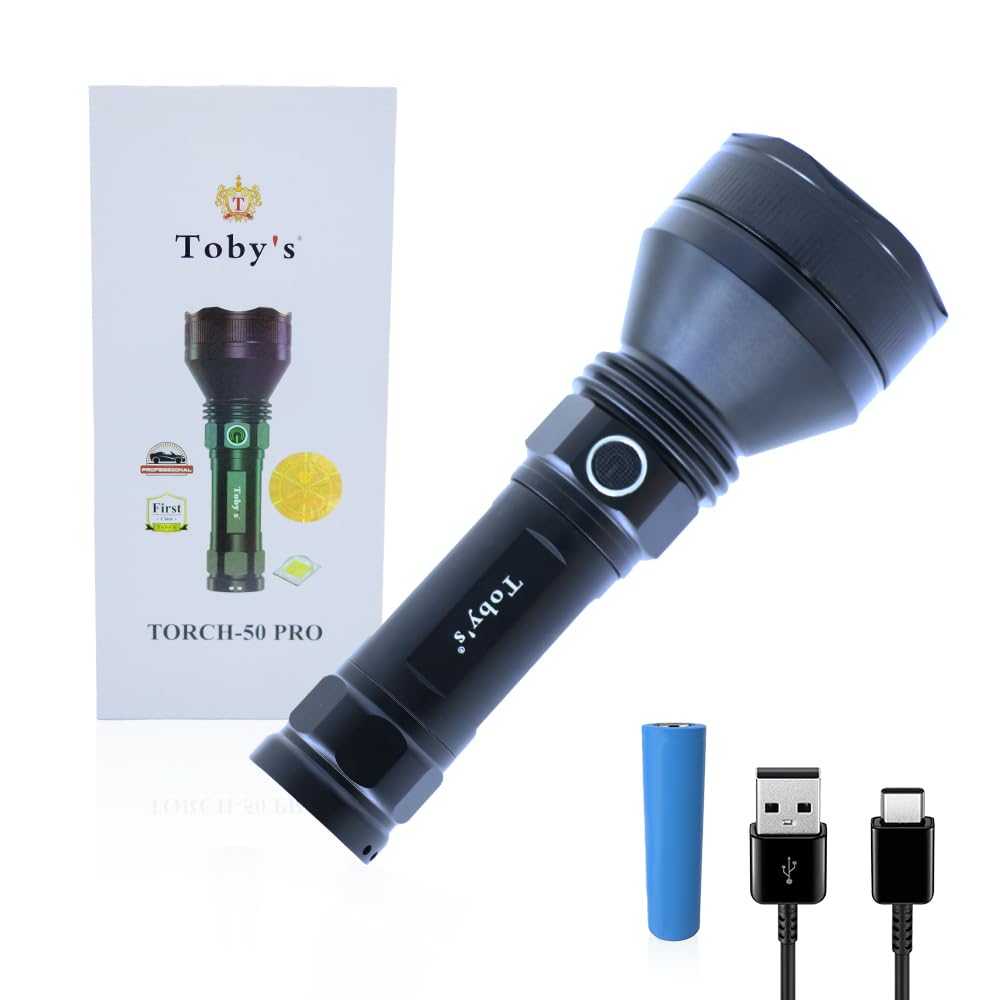 New Torch50 Pro Multi-Functional USB Rechargeable Aluminum Alloy Safety Emergency 21700 Power LED Flashlight