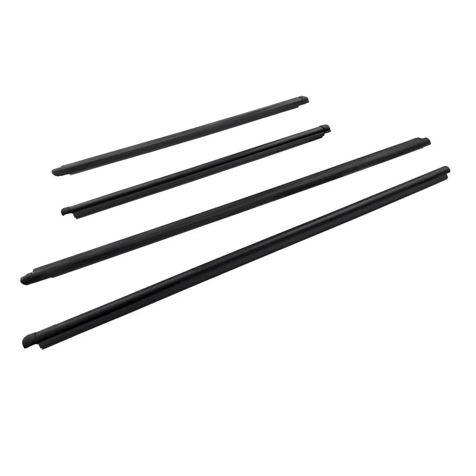 HPZPRPCEW for Hyundai for Getz 2002-2011 5Door Hatchback 4PCS Car Outer Windows Rubber Weatherstrip Sealing Strip Belt Moulding Trim