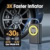 Tire Inflator Portable Air Compressor,150 PSI Cordless Air Pump for Car Tires with Digital Pressure Gauge & LED Light,5X Faster Portable Tire Inflator for Car,Motorcycle,Bike,Ball #1