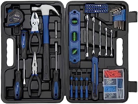 CARTMAN 152-Piece Basic Household Hand Tool Set,with Toolbox Stor...