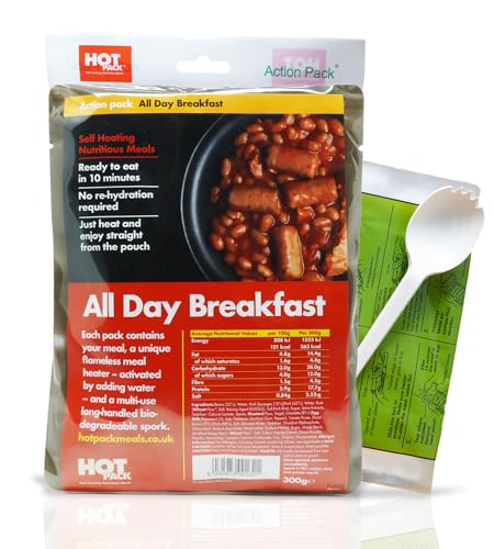 Pack of 6 Self Heating Meals Mixed Flavours for Camping - Image 3